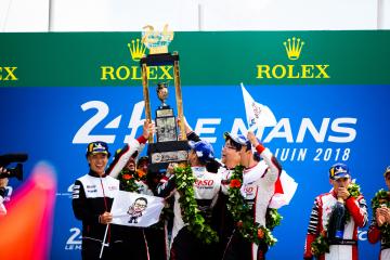 #8 TOYOTA GAZOO RACING / JPN / Toyota TS050 - Hybrid - Hybrid / Sebastien Buemi (CHE) / Fernando Alonso (ESP) / Kazuki Nakajima (JPN) - 24 hours of Le Mans  - Circuit de la Sarthe - Le Mans - France -