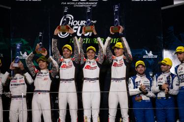 Podium - #37 JACKIE CHAN DC RACING / CHN /  Oreca 07 - Gibson / Jazeman Jaafar (MYS)/ Weiron Tan (MYS) / Nabil Jefrri (MYS) - 6 hours of Fuji - Fuji Speedway - Oyama - Japan -