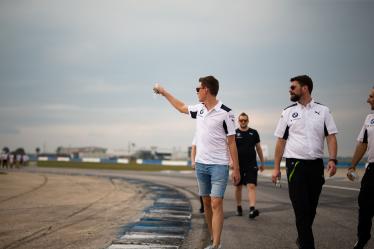 Drivers Track Walk - BMW TEAM MTEK / Nicky Catsburg (NLD) - 1000 Miles of Sebring - Sebring international Raceway - Sebring - Florida - United States of America -