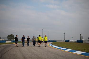 Drivers Track Walk - #95 ASTON MARTIN RACING / GBR / Aston Martin Vantage / Nicki Thiim (DNK) / Marco Sorensen (DNK) - 1000 Miles of Sebring - Sebring international Raceway - Sebring - Florida - United States of America -