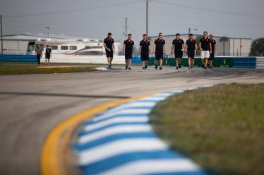 Drivers Track Walk - #28 TDS RACING / FRA / Francois Perrodo (FRA) / Matthieu Vaxiviere (FRA) / Loic Duval (FRA) -1000 Miles of Sebring - Sebring international Raceway - Sebring - Florida - United States of America -