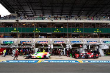 Pitstop - #48 IDEC SPORT / FRA / Oreca 07 - Gibson - #3 REBELLION RACING / CHE / Rebellion R-13 -Gibson -24 hours of Le Mans - Circuit de la Sarthe - Le Mans - France -