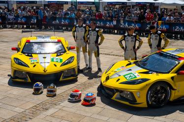 #64 CORVETTE RACING / Chevrolet Corvette C8.R - #63 CORVETTE RACING / Chevrolet Corvette C8.R - 24 hours of Le Mans - Pesage - Circuit de la Sarthe - Le Mans - France -