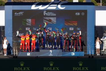 PODIUM FIA WEC 6 hours of Portimao - Autodromo Internacional do Algarve - Portimao - Portugal -