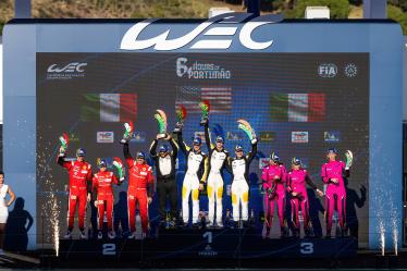 PODIUM FIA WEC 6 hours of Portimao - Autodromo Internacional do Algarve - Portimao - Portugal -