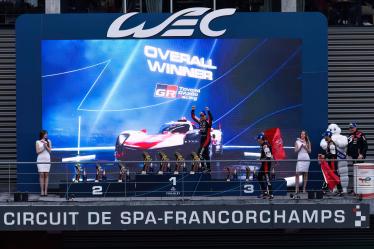 Podium - FIA WEC TotalEnergies 6h of Spa Francorchamps - Circuit de Spa Francorchamps - Stavelot - Belgium -