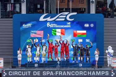 Podium - FIA WEC TotalEnergies 6h of Spa Francorchamps - Circuit de Spa Francorchamps - Stavelot - Belgium -