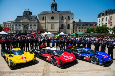 #3 CADILLAC RACING / Cadillac V-Series.R - #311 ACTION EXPRESS RACING / Cadillac V-Series.R - #2 CADILLAC RACING / Cadillac V-Series.R - 24h of Le Mans- Scrutineering - Place de la Republique - Le Mans - France -