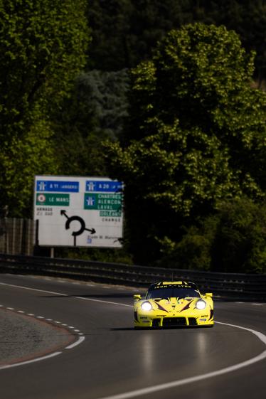 #60 IRON LYNX / Porsche 911 RSR - 19 - 24h of Le Mans- Test Day - Place de la Republique - Le Mans - France -