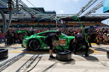 #56 TEAM PROJECT 1 / Porsche 911 RSR - 19 - Pitstop Challenge - 24 Hours of Le Mans - Centenary Edition - Circuit de la Sarthe - Le Mans - France -