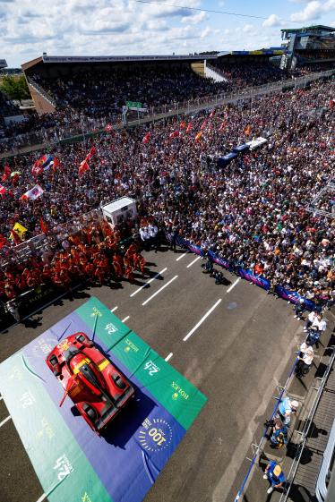 Podium 24 Hours of Le Mans - Centenary Edition - Circuit de la Sarthe - Le Mans - France -