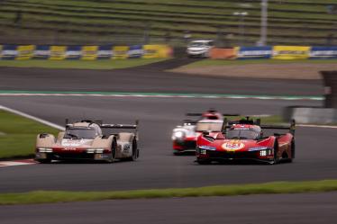 #38 HERTZ TEAM JOTA / Porsche 963 - #51 FERRARI AF CORSE / Ferrari 499P - FIA WEC 6h of Fuji - Fuji International Speedway - Gotemba - Japan -