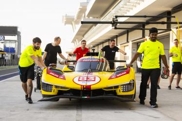 AF Corse, Ferrari 499P #83 during the Prologue of the 2024 FIA World Endurance Championship, from February 24 to 26, 2024 on the Losail International Circuit in Lusail, Qatar - Photo Julien Delfosse / DPPI