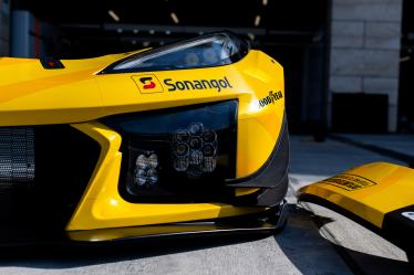 Bodywork TF Sport, Corvette Z06 GT3.R #81 during the Prologue of the 2024 FIA World Endurance Championship, from February 24 to 26, 2024 on the Losail International Circuit in Lusail, Qatar - Photo Marius Hecker / DPPI