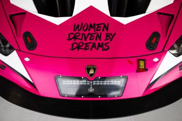 Iron Dames, Lamborghini Huracan GT3 Evo2 #85, body  during the Prologue of the 2024 FIA World Endurance Championship, from February 24 to 26, 2024 on the Losail International Circuit in Lusail, Qatar - Photo Marius Hecker / DPPI