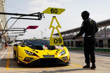 60 SCHIAVONI Claudio (ita), CRESSONI Matteo (ita), PERERA Franck (fra), Iron Lynx, Lamborghini Huracan GT3 Evo2 #60, pitlane, during the Prologue of the 2024 FIA World Endurance Championship, from February 24 to 26, 2024 on the Losail International Circuit in Lusail, Qatar - Photo Javier Jimenez / DPPI