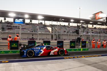 11 VERNAY Jean-Karl (fra), SERRAVALLE Antonio (can), BENNETT Carl (tha), Isotta Fraschini, Isotta Fraschini Tipo6-C #11, Hypercar, action in pitlane, during the Qatar Airways Qatar 1812 KM, 1st round of the 2024 FIA World Endurance Championship, from February 29 to March 02, 2024 on the Losail International Circuit in Lusail, Qatar - Photo Javier Jimenez / DPPI