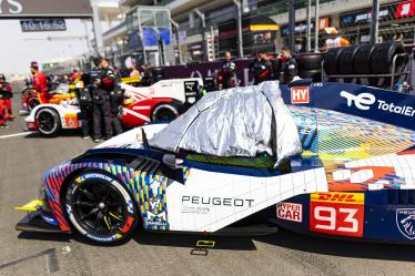 93 JENSEN Mikkel (dnk), MULLER Nico (swi), VERGNE Jean-Eric (fra), Peugeot TotalEnergies, Peugeot 9x8 #93, Hypercar, ambiance on the grid during the Qatar Airways Qatar 1812 KM, 1st round of the 2024 FIA World Endurance Championship, from February 29 to March 02, 2024 on the Losail International Circuit in Lusail, Qatar - Photo Julien Delfosse / DPPI