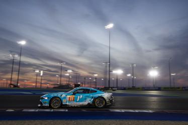 77 BARKER Ben (gbr), HARDWICK Ryan (usa), ROBICHON Zacharie (can), Proton Competition, Ford Mustang GT3 #77, LM GT3, action during the Qatar Airways Qatar 1812 KM, 1st round of the 2024 FIA World Endurance Championship, from February 29 to March 02, 2024 on the Losail International Circuit in Lusail, Qatar - Photo Julien Delfosse / DPPI