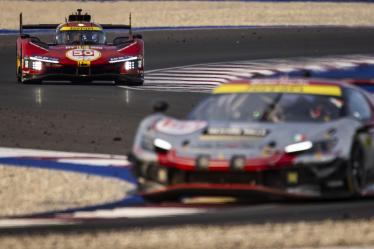 50 FUOCO Antonio (ita), MOLINA Miguel (spa), NIELSEN Nicklas (dnk), Ferrari AF Corse, Ferrari 499P #50, Hypercar, action during the Qatar Airways Qatar 1812 KM, 1st round of the 2024 FIA World Endurance Championship, from February 29 to March 02, 2024 on the Losail International Circuit in Lusail, Qatar - Photo Julien Delfosse / DPPI