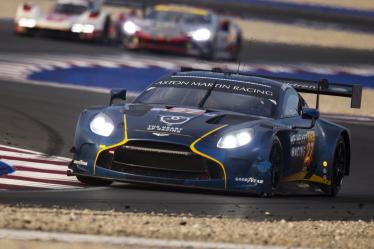 27 JAMES Ian (usa), MANCINELLI Daniel (ita), RIBERAS Alex (spa), Heart of Racing Team, Aston Martin Vantage GT3 #27, LM GT3, action during the Qatar Airways Qatar 1812 KM, 1st round of the 2024 FIA World Endurance Championship, from February 29 to March 02, 2024 on the Losail International Circuit in Lusail, Qatar - Photo Julien Delfosse / DPPI