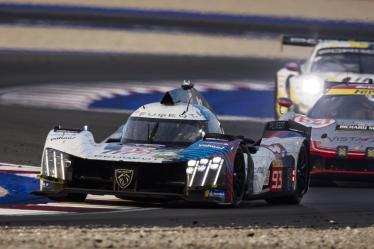 93 JENSEN Mikkel (dnk), MULLER Nico (swi), VERGNE Jean-Eric (fra), Peugeot TotalEnergies, Peugeot 9x8 #93, Hypercar, action during the Qatar Airways Qatar 1812 KM, 1st round of the 2024 FIA World Endurance Championship, from February 29 to March 02, 2024 on the Losail International Circuit in Lusail, Qatar - Photo Julien Delfosse / DPPI