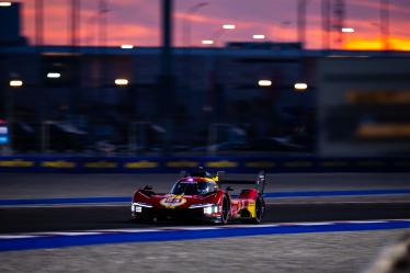 51 PIER GUIDI Alessandro (ita), CALADO James (gbr), GIOVINAZZI Antonio (ita), Ferrari AF Corse, Ferrari 499P #51, action during the Qatar Airways Qatar 1812 KM, 1st round of the 2024 FIA World Endurance Championship, from February 29 to March 02, 2024 on the Losail International Circuit in Lusail, Qatar - Photo Marius Hecker / DPPI