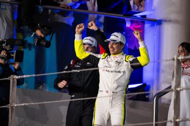 BACHLER Klaus (aut), Manthey Purerxcing, Porsche 911 GT3 R, portrait podium during the Qatar Airways Qatar 1812 KM, 1st round of the 2024 FIA World Endurance Championship, from February 29 to March 02, 2024 on the Losail International Circuit in Lusail, Qatar - Photo Marius Hecker / DPPI