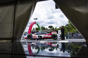 99 TINCKNELL Harry (gbr), JANI Neel (swi), ANDLAUER Julien (fra), Proton Competition, Porsche 963 #99, Hypercar, scrutineering, verifications techniques during the 2024 6 Hours of Imola, 2nd round of the 2024 FIA World Endurance Championship, from April 18 to 21, 2024 on the Autodromo Internazionale Enzo e Dino Ferrari in Imola - Photo Julien Delfosse / DPPI