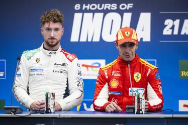 PIER GUIDI Alessandro (ita), Ferrari AF Corse, Ferrari 499P, portrait at the press conference during the 2024 6 Hours of Imola, 2nd round of the 2024 FIA World Endurance Championship, from April 18 to 21, 2024 on the Autodromo Internazionale Enzo e Dino Ferrari in Imola - Photo Julien Delfosse / DPPI