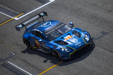 27 JAMES Ian (usa), MANCINELLI Daniel (ita), RIBERAS Alex (spa), Heart of Racing Team, Aston Martin Vantage GT3 #27, LM GT3, action during the 2024 6 Hours of Imola, 2nd round of the 2024 FIA World Endurance Championship, from April 18 to 21, 2024 on the Autodromo Internazionale Enzo e Dino Ferrari in Imola - Photo Julien Delfosse / DPPI