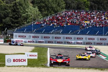 51 PIER GUIDI Alessandro (ita), CALADO James (gbr), GIOVINAZZI Antonio (ita), Ferrari AF Corse, Ferrari 499P #51, Hypercar, action during the 2024 6 Hours of Imola, 2nd round of the 2024 FIA World Endurance Championship, from April 18 to 21, 2024 on the Autodromo Internazionale Enzo e Dino Ferrari in Imola - Photo Julien Delfosse / DPPI