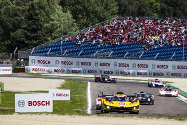 83 KUBICA Robert (pol), SHWARTZMAN Robert (isr), YE Yifei (chn), AF Corse, Ferrari 499P #83, Hypercar, action during the 2024 6 Hours of Imola, 2nd round of the 2024 FIA World Endurance Championship, from April 18 to 21, 2024 on the Autodromo Internazionale Enzo e Dino Ferrari in Imola - Photo Julien Delfosse / DPPI