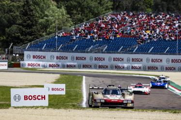 12 STEVENS Will (gbr), NATO Norman (fra), ILOTT Callum (gbr), Hertz Team Jota, Porsche 963 #12, Hypercar, action during the 2024 6 Hours of Imola, 2nd round of the 2024 FIA World Endurance Championship, from April 18 to 21, 2024 on the Autodromo Internazionale Enzo e Dino Ferrari in Imola - Photo Julien Delfosse / DPPI