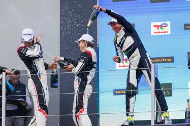 46 MARTIN Maxime (bel), ROSSI Valentino (ita), AL HARTHY Ahmad (omn) Team WRT, BMW M4 GT3 #46, LM GT3, portrait podium during the 2024 6 Hours of Imola, 2nd round of the 2024 FIA World Endurance Championship, from April 18 to 21, 2024 on the Autodromo Internazionale Enzo e Dino Ferrari in Imola, Italy - Photo Clément Luck / DPPI