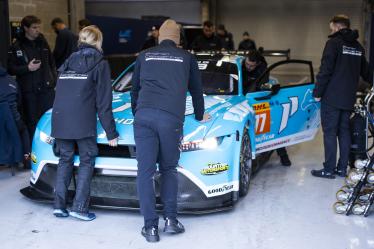 77 BARKER Ben (gbr), HARDWICK Ryan (usa), ROBICHON Zacharie (can), Proton Competition, Ford Mustang GT3 #77, LM GT3 at scrutineering during the 2024 TotalEnergies 6 Hours of Spa-Francorchamps, 3rd round of the 2024 FIA World Endurance Championship, from May 8 to 11, 2024 on the Circuit de Spa-Francorchamps in Stavelot, Belgium - Photo Julien Delfosse / DPPI
