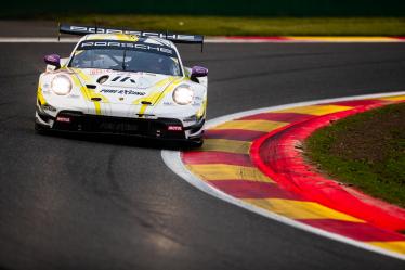 92 MALYKHIN Aliaksandr (kna), STURM Joel (ger), BACHLER Klaus (aut), Manthey Purerxcing, Porsche 911 GT3 R #91, LM GT3, action during the 2024 TotalEnergies 6 Hours of Spa-Francorchamps, 3rd round of the 2024 FIA World Endurance Championship, from May 8 to 11, 2024 on the Circuit de Spa-Francorchamps in Stavelot, Belgium - Photo Javier Jimenez / DPPI