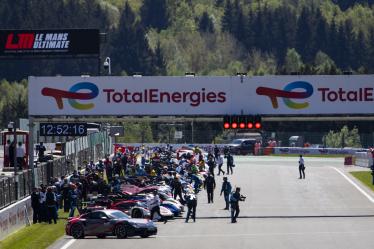 Starting grid during the 2024 TotalEnergies 6 Hours of Spa-Francorchamps, 3rd round of the 2024 FIA World Endurance Championship, from May 8 to 11, 2024 on the Circuit de Spa-Francorchamps in Stavelot, Belgium - Photo Julien Delfosse / DPPI