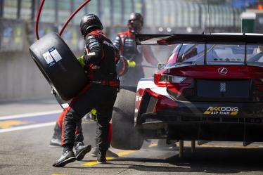 87 LOPEZ JosÃ© MarÃ­a (arg), KIMURA Takeshi (jpn), MASSON Esteban (fra), Akkodis ASP Team, Lexus RC F GT3 #87, LM GT3, pit stop during the 2024 TotalEnergies 6 Hours of Spa-Francorchamps, 3rd round of the 2024 FIA World Endurance Championship, from May 8 to 11, 2024 on the Circuit de Spa-Francorchamps in Stavelot, Belgium - Photo Julien Delfosse / DPPI