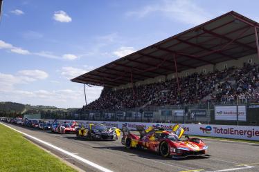 51 PIER GUIDI Alessandro (ita), CALADO James (gbr), GIOVINAZZI Antonio (ita), Ferrari AF Corse, Ferrari 499P #51, Hypercar, action at red flag during the 2024 TotalEnergies 6 Hours of Spa-Francorchamps, 3rd round of the 2024 FIA World Endurance Championship, from May 8 to 11, 2024 on the Circuit de Spa-Francorchamps in Stavelot, Belgium - Photo Julien Delfosse / DPPI