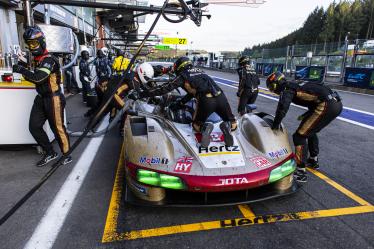 12 STEVENS Will (gbr), ILOTT Callum (gbr), Hertz Team Jota, Porsche 963 #12, Hypercar, pit stop during the 2024 TotalEnergies 6 Hours of Spa-Francorchamps, 3rd round of the 2024 FIA World Endurance Championship, from May 8 to 11, 2024 on the Circuit de Spa-Francorchamps in Stavelot, Belgium - Photo Julien Delfosse / DPPI