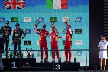 50 FUOCO Antonio (ita), MOLINA Miguel (spa), NIELSEN Nicklas (dnk), Ferrari AF Corse, Ferrari 499P #50, Hypercar, podium during the 2024 TotalEnergies 6 Hours of Spa-Francorchamps, 3rd round of the 2024 FIA World Endurance Championship, from May 8 to 11, 2024 on the Circuit de Spa-Francorchamps in Stavelot, Belgium - Photo Joao Filipe / DPPI