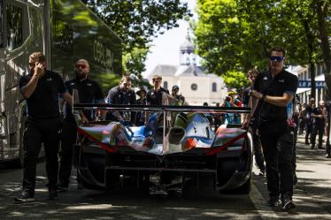 35 MILESI Charles (fra), HABSBURG-Lothringen Ferdinand (aut), CHATIN Paul-Loup (fra), Alpine Endurance Team #35, Alpine A424, Hypercar, FIA WEC, ambiance during the Scrutineering of the 2024 24 Hours of Le Mans, 4th round of the 2024 FIA World Endurance Championship, on the Place de la République, from June 7 to 8, 2024 in Le Mans, France - Photo Julien Delfosse / DPPI