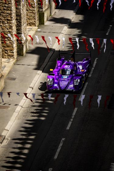 14 HYETT PJ (usa), DELETRAZ Louis (swi), QUINN Alex (gbr), AO by TF, Oreca 07 - Gibson #14, LMP2 PRO/AM, action during the City Centre Procession of the 2024 24 Hours of Le Mans, 4th round of the 2024 FIA World Endurance Championship, on June 8, 2024 in Le Mans, France - Photo Julien Delfosse / DPPI