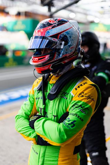 NOVALAK Clément (fra), Inter Europol Competition, Oreca 07 - Gibson #34, LMP2, portrait during the Free Practice 1 - Test Day of the 2024 24 Hours of Le Mans, 4th round of the 2024 FIA World Endurance Championship, on the Circuit des 24 Heures du Mans, on June 9, 2024 in Le Mans, France - Photo Javier Jimenez / DPPI