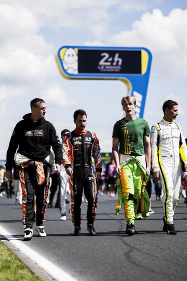 MATTSCHULL Alexander (ger), DKR Engineering, Oreca 07 - Gibson #33, LMP2 PRO/AM, HORR Laurents (ger), DKR Engineering, Oreca 07 - Gibson #33, LMP2 PRO/AM, portrait during the 2024 24 Hours of Le Mans, 4th round of the 2024 FIA World Endurance Championship, on the Circuit des 24 Heures du Mans, on June 11, 2024 in Le Mans, France - Photo Charly Lopez / DPPI