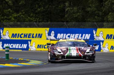 155 LAURSEN Johnny (dnk), LAURSEN Conrad (dnk), TAYLOR Jordan (usa), Spirit of Race, Ferrari 296 LMGT3 #155, LM GT3, action during the Free Practice 1 of the 2024 24 Hours of Le Mans, 4th round of the 2024 FIA World Endurance Championship, on the Circuit des 24 Heures du Mans, on June 12, 2024 in Le Mans, France - Photo Julien Delfosse / DPPI