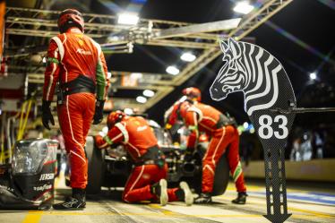 183 PERRODO François (fra), BARNICOAT Ben (gbr), VARRONE Nicolas (arg), AF Corse, Oreca 07 - Gibson #183, LMP2 PRO/AM, pit stop during the Free Practice 2 of the 2024 24 Hours of Le Mans, 4th round of the 2024 FIA World Endurance Championship, on the Circuit des 24 Heures du Mans, on June 12, 2024 in Le Mans, France - Photo Julien Delfosse / DPPI