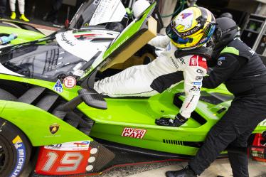 GROSJEAN Romain (fra), Lamborghini Iron Lynx, Lamborghini SC63 #19, Hypercar, portrait during the Free Practice 3 of the 2024 24 Hours of Le Mans, 4th round of the 2024 FIA World Endurance Championship, on the Circuit des 24 Heures du Mans, on June 13, 2024 in Le Mans, France - Photo Julien Delfosse / DPPI