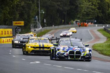 46 MARTIN Maxime (bel), ROSSI Valentino (ita), AL HARTHY Ahmad (omn), Team WRT, BMW M4 GT3 #46, LM GT3 #44, FIA WEC, action during the 2024 24 Hours of Le Mans, 4th round of the 2024 FIA World Endurance Championship, on the Circuit des 24 Heures du Mans, from June 15 to 16, 2024 in Le Mans, France - Photo Julien Delfosse / DPPI